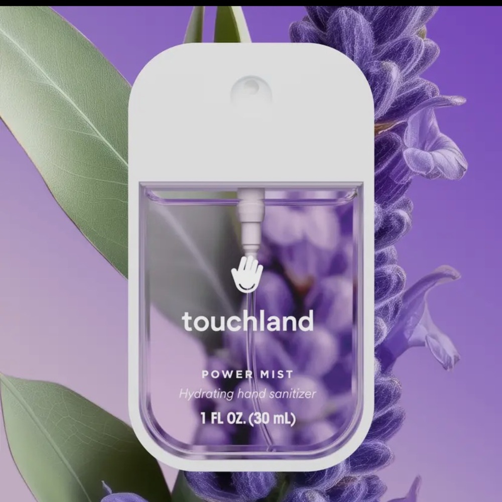 NWT TOUCHLAND LAVENDER HYDRATING HAND SANITIZER